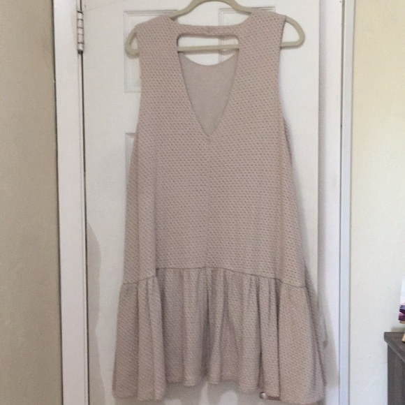 FP Tan sleeveless Dropwaist Dress - Picture 3 of 5